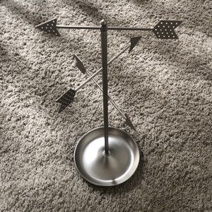 Jewelry Tree hold’s earrings, necklaces, bracelets- very cool!!